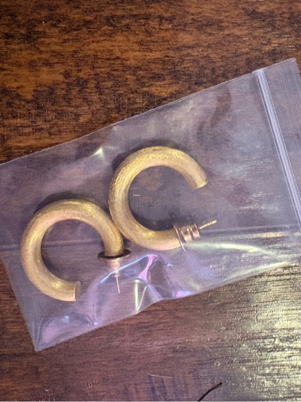 Gold-Tone Hoop Earrings - Women's Accessories